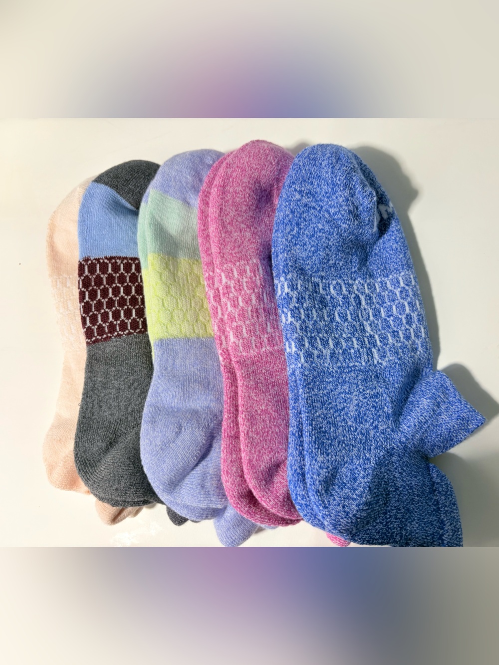 Bombas 5 Pack Cushioned Ankle Socks Size M — Colors Sent Randomly